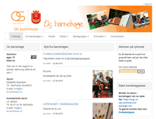 Tablet Screenshot of os-barnehage.net